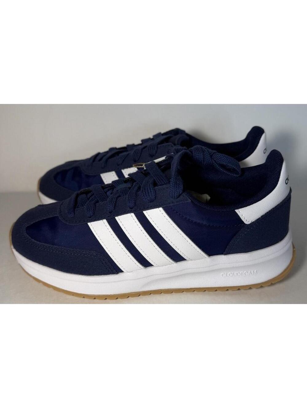 Adidas Run 70s 2.0 Youth Sneaker Shoes Dark Blue/Cloud White